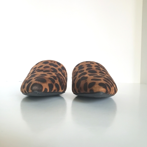 Leopard Print Mules Slip Ons - Picture 11 of 13